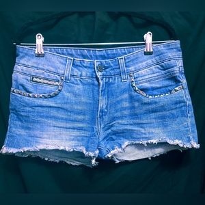 ROCKSTAR Denim shorts and 2 Rockstar T-shirts
